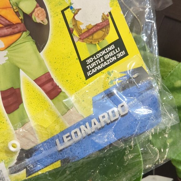 Nickelodeon TMNT Leonardo Ninja Turtles - NWT M 3-4T - Picture 2 of 5